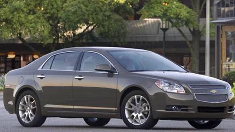 2009 Chevrolet Malibu on the road.
